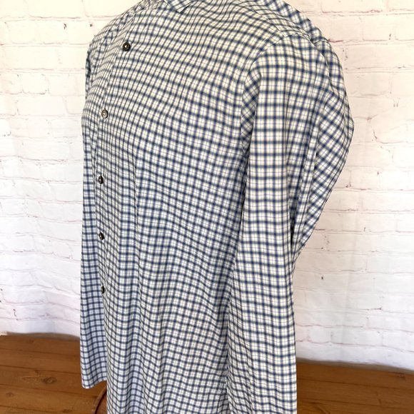 Ermenegildo Zegna Mens Check/Plaid Long Sleeve Shirt - Large - Picture 5 of 10